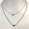 14K Gold And Diamond Necklace