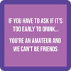 Funny Saying Cork Drink Coasters