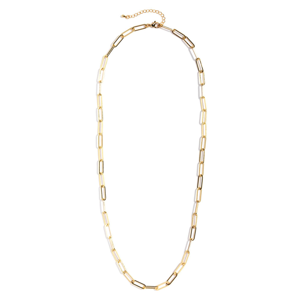 Splendid Iris - 24" Large link chain necklace