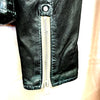 Maysie Leather Peace Sign Jacket