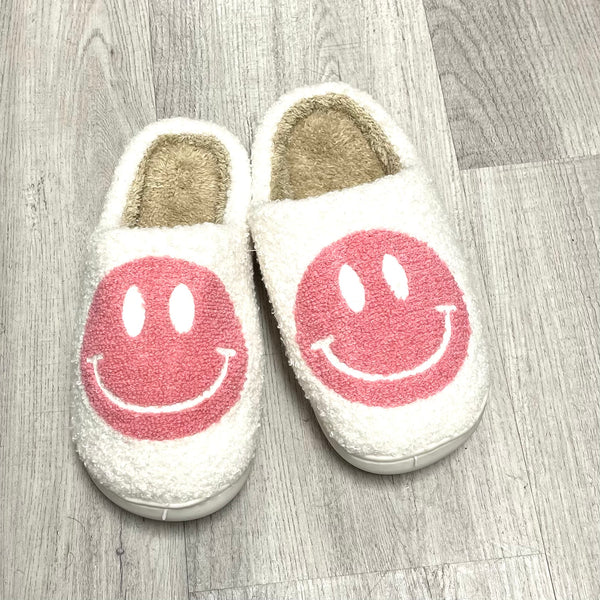 Colorful Smiley Face Slippers