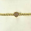 Pave Heart 4 MM Bracelet