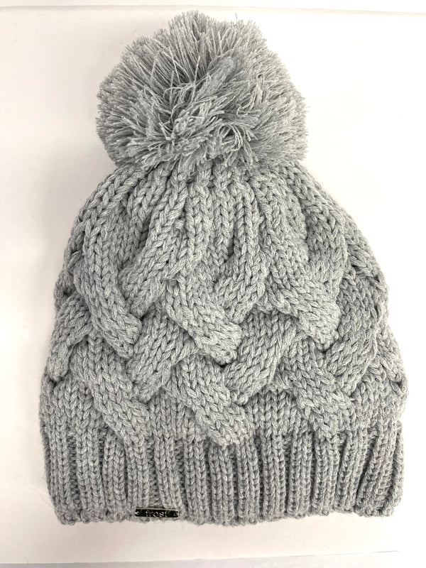 Frost Knit Insulated Pom Hat