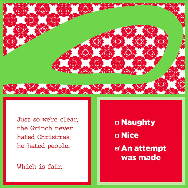 Double Sided Funny Saying Holiday Napkins